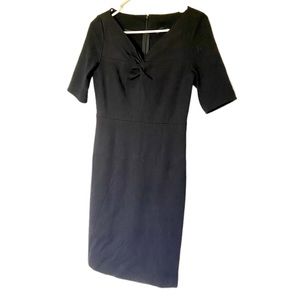 Banana Republic short sleeve dress, black, size 2